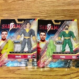 2 Shazam Figure Lot​​​​​​​​​​​